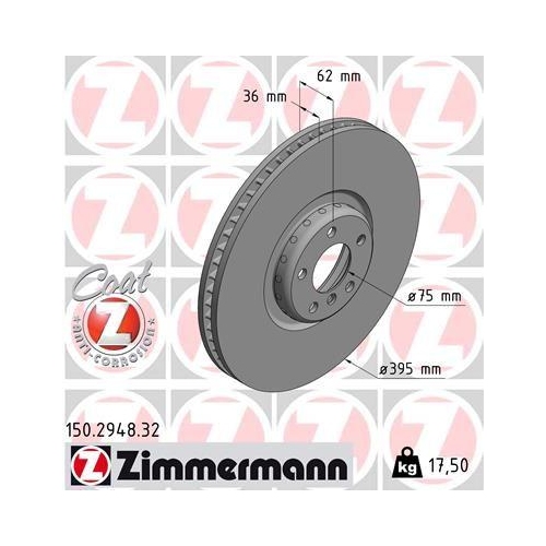 ZIMMERMANN Bremsscheibe FORMULA F