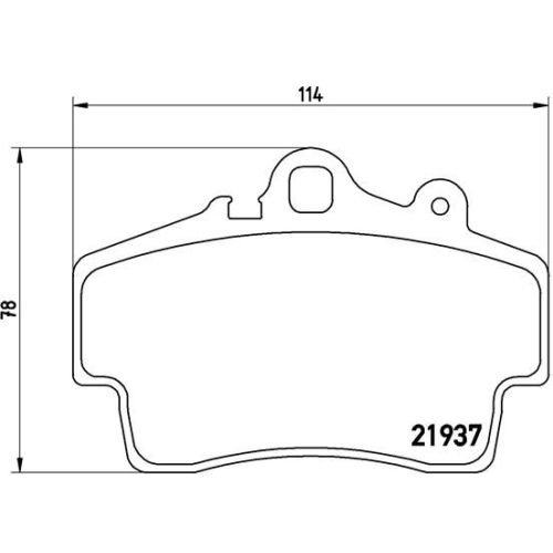 BREMBO Bremsbelagsatz, Scheibenbremse PRIME LINE