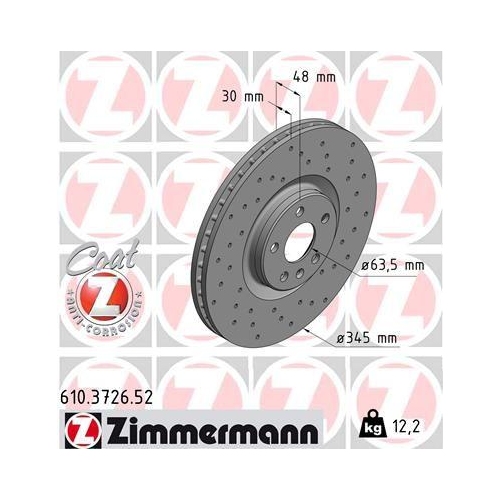 ZIMMERMANN Bremsscheibe SPORT Z