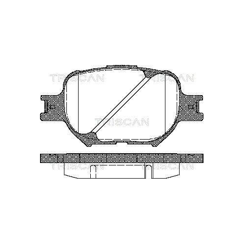 TRISCAN Bremsbelagsatz, Scheibenbremse