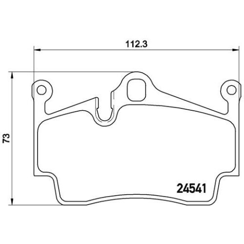 BREMBO Bremsbelagsatz, Scheibenbremse PRIME LINE