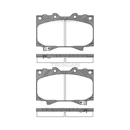 TRISCAN Bremsbelagsatz, Scheibenbremse