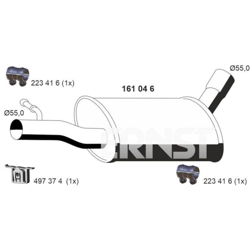 ERNST Mittelschalld&auml;mpfer