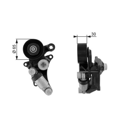 GATES Riemenspanner, Keilrippenriemen DriveAlign™