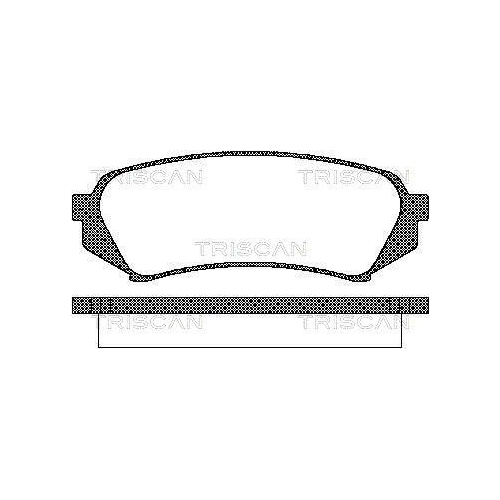TRISCAN Bremsbelagsatz, Scheibenbremse