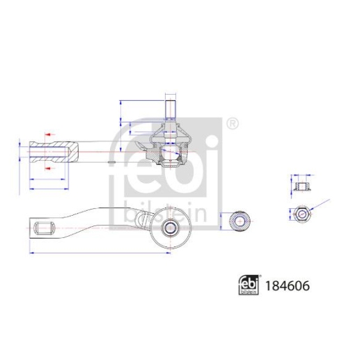 FEBI BILSTEIN Spurstangenkopf