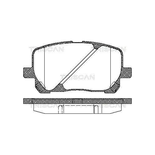 TRISCAN Bremsbelagsatz, Scheibenbremse