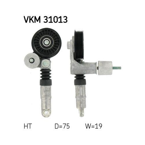 SKF Riemenspanner, Keilrippenriemen