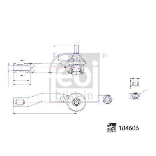 FEBI BILSTEIN Spurstangenkopf