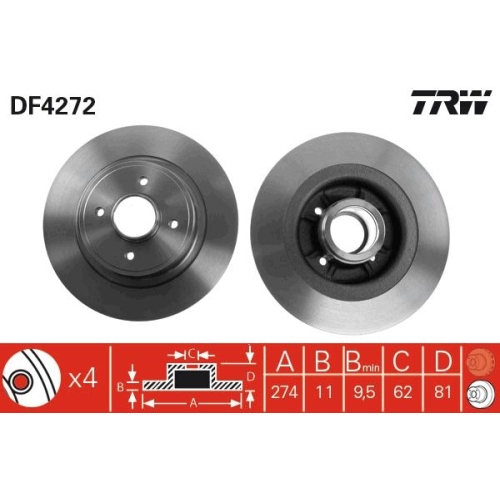 TRW Bremsscheibe