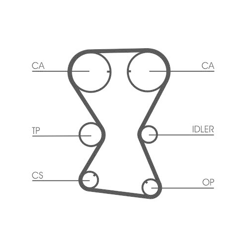 CONTINENTAL CTAM Zahnriemen