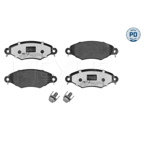 MEYLE Bremsbelagsatz, Scheibenbremse MEYLE-PD: Advanced performance and design.