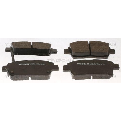 TRISCAN Bremsbelagsatz, Scheibenbremse