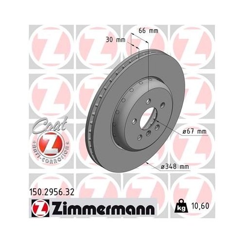 ZIMMERMANN Bremsscheibe FORMULA F