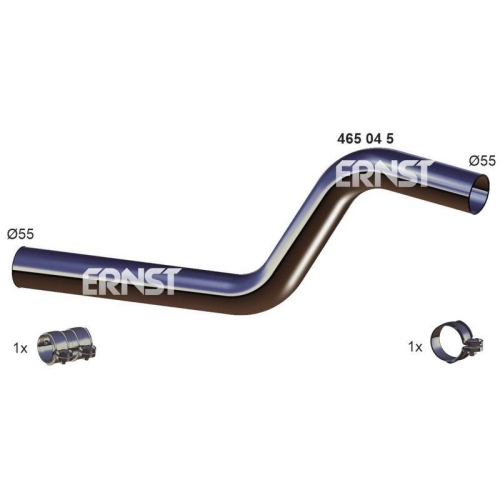 ERNST Reparaturrohr, Ruß-/Partikelfilter Set