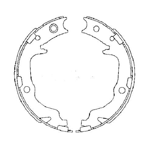 TEXTAR Bremsbackensatz, Feststellbremse