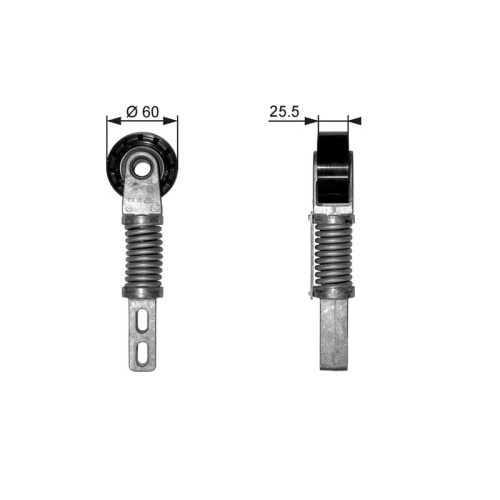 GATES Riemenspanner, Keilrippenriemen DriveAlign™