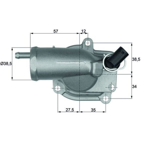 MAHLE Thermostat, Kühlmittel BEHR