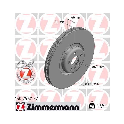 ZIMMERMANN Bremsscheibe FORMULA F