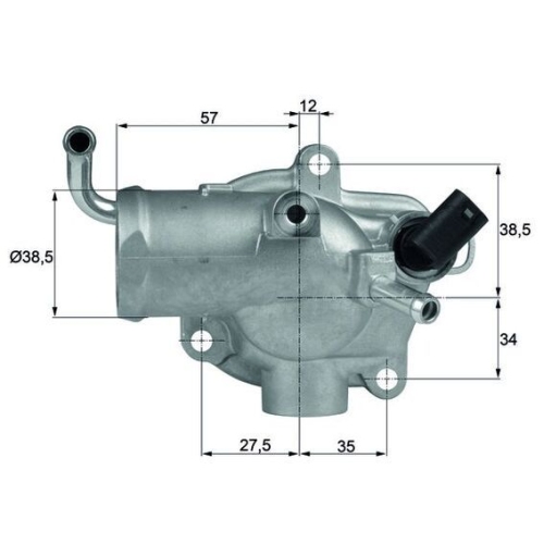 MAHLE Thermostat, Kühlmittel BEHR