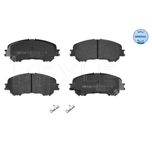 MEYLE Bremsbelagsatz, Scheibenbremse MEYLE-ORIGINAL: True to OE.