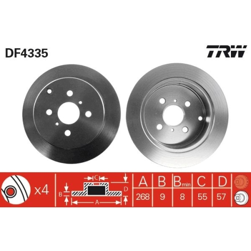 TRW Bremsscheibe