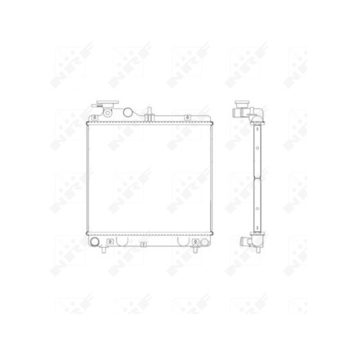 NRF Kühler, Motorkühlung EASY FIT