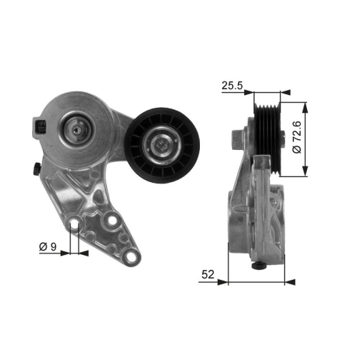 GATES Riemenspanner, Keilrippenriemen DriveAlign™