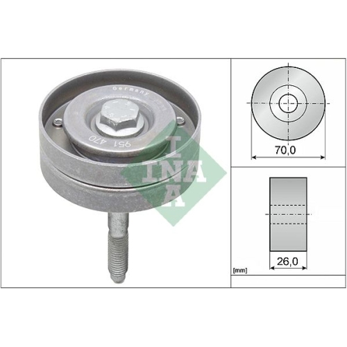 Schaeffler INA Umlenk-/Führungsrolle, Keilrippenriemen