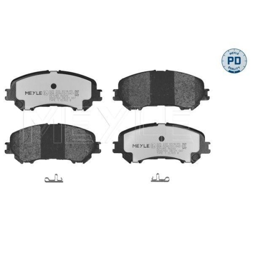 MEYLE Bremsbelagsatz, Scheibenbremse MEYLE-PD: Advanced performance and design.