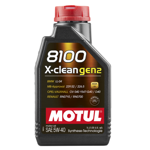 MOTUL Motoröl 8100 X-CLEAN GEN2 5W-40