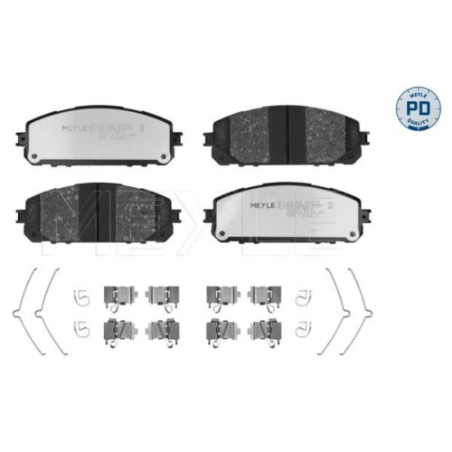 MEYLE Bremsbelagsatz, Scheibenbremse MEYLE-PD: Advanced performance and design.