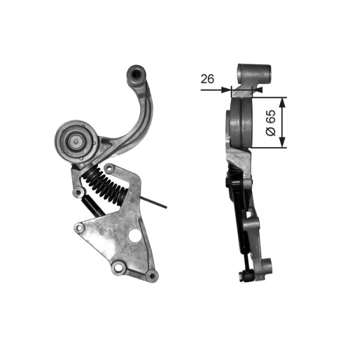 GATES Riemenspanner, Keilrippenriemen DriveAlign™