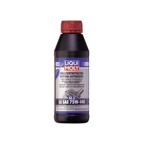 LIQUI MOLY Achsgetriebeöl Vollsynthetisches Hypoid-Getriebeöl (GL5) LS SAE 75W-140