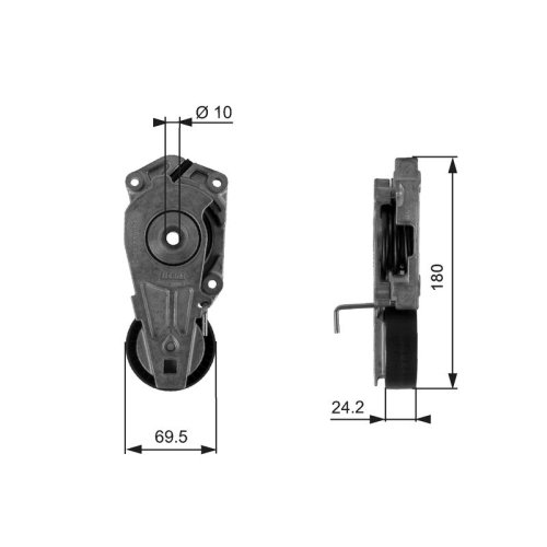 GATES Riemenspanner, Keilrippenriemen DriveAlign™