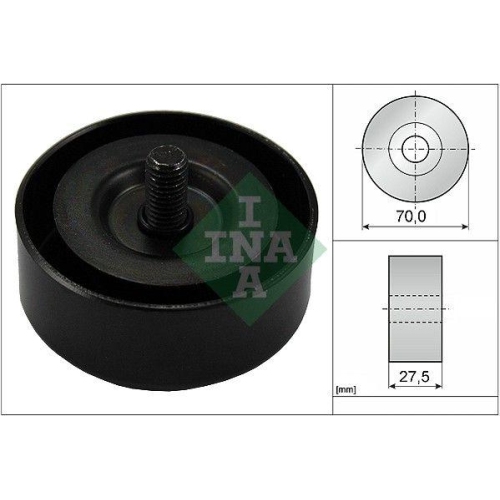 Schaeffler INA Umlenk-/F&uuml;hrungsrolle, Keilrippenriemen