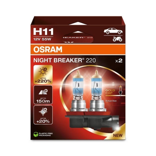 ams-OSRAM Glühlampe, Abbiegescheinwerfer NIGHT BREAKER® 220