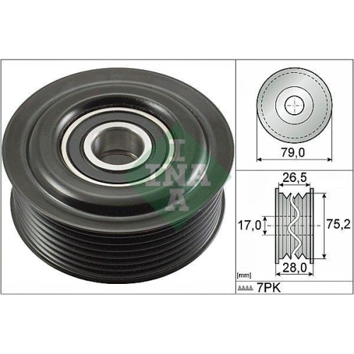 Schaeffler INA Umlenk-/Führungsrolle, Keilrippenriemen