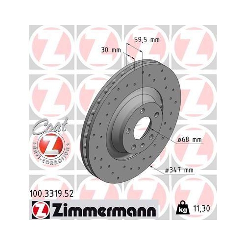 ZIMMERMANN Bremsscheibe SPORT Z