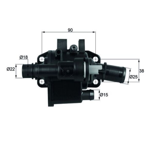 MAHLE Thermostat, Kühlmittel BEHR