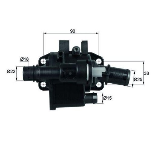 MAHLE Thermostat, K&uuml;hlmittel BEHR