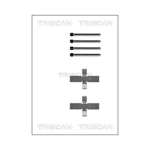 TRISCAN Zubeh&ouml;rsatz, Scheibenbremsbelag