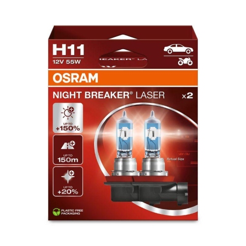 ams-OSRAM Glühlampe, Abbiegescheinwerfer NIGHT BREAKER® LASER