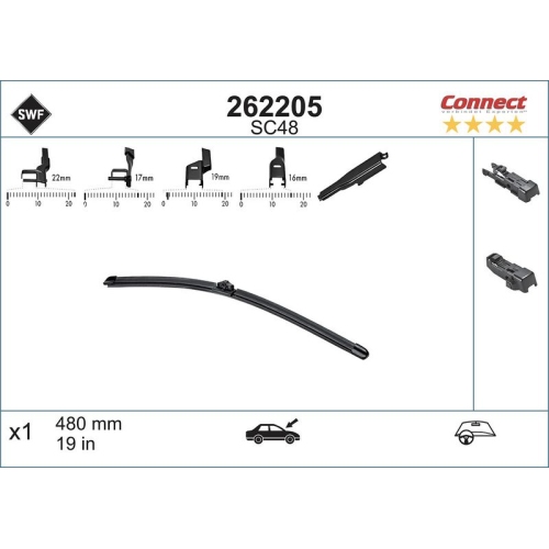 SWF Wischblatt CONNECT MADE IN GERMANY