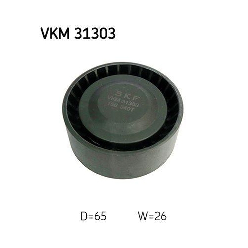 SKF Umlenk-/F&uuml;hrungsrolle, Keilrippenriemen