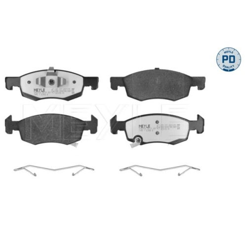 MEYLE Bremsbelagsatz, Scheibenbremse MEYLE-PD: Advanced performance and design.