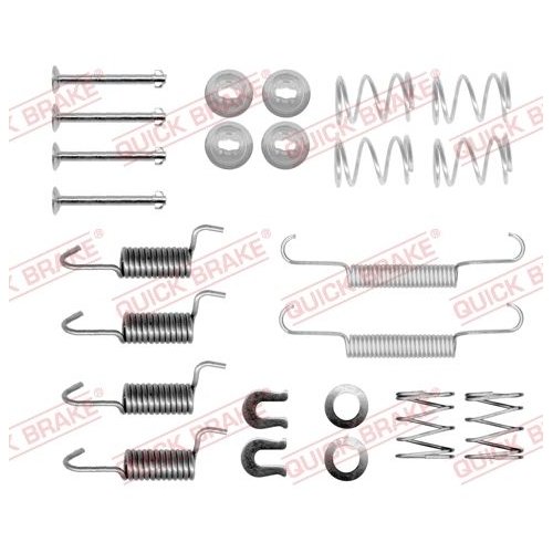 QUICK BRAKE Zubehörsatz, Feststellbremsbacken