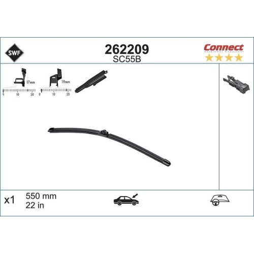 SWF Wischblatt CONNECT MADE IN GERMANY