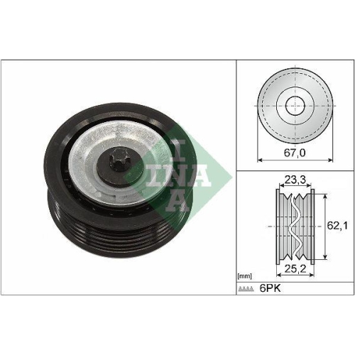 Schaeffler INA Umlenk-/Führungsrolle, Keilrippenriemen