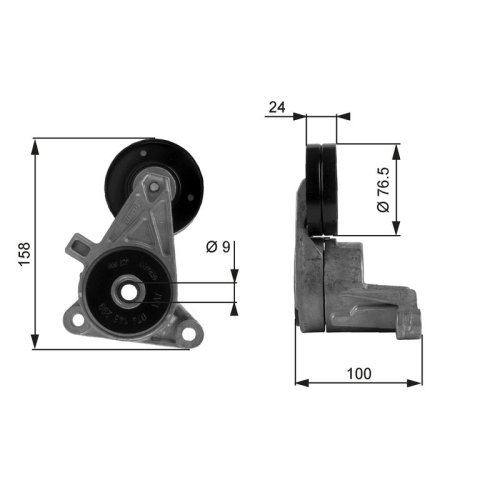 GATES Riemenspanner, Keilrippenriemen DriveAlign™